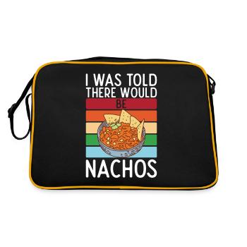 Nacho Lover Nacho Gift Mexican Food - Retro Bag - black/gold - Back