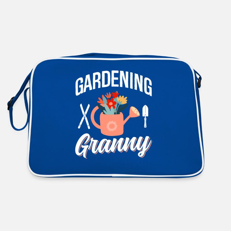 Gartenarbeit Oma Gärtnerin Garten Großmutter Retro Tasche