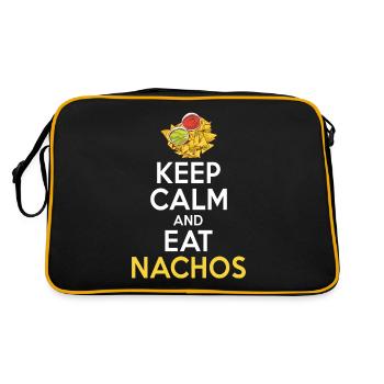 Nacho Lover Nacho Gift Mexican Food - Retro Bag - black/gold - Back