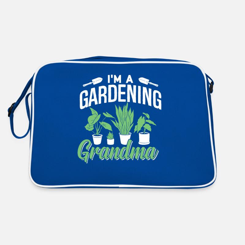 Ich Bin Eine Gärtnernde Oma Großmutter Garten Retro Tasche