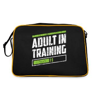 Adulte en éducation Anniversaire de l’adulte - Sac Retro - noir/or - Dos