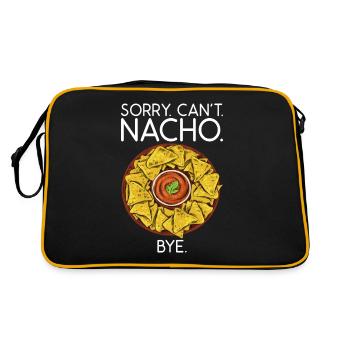Nacho Lover Nacho Gift Mexican Food - Retro Bag - black/gold - Back