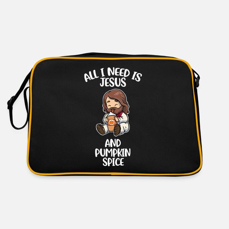 Jésus et citrouille épice citrouille cadeau Sac Retro