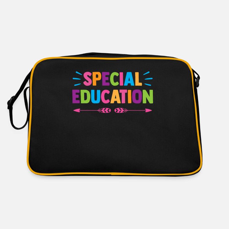 Sonderpädagogik Lehrer Sonderpädagoge Beruf Retro Tasche