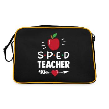Teacher of Special Education Special Education Profession - Retro Bag - black/gold - Back