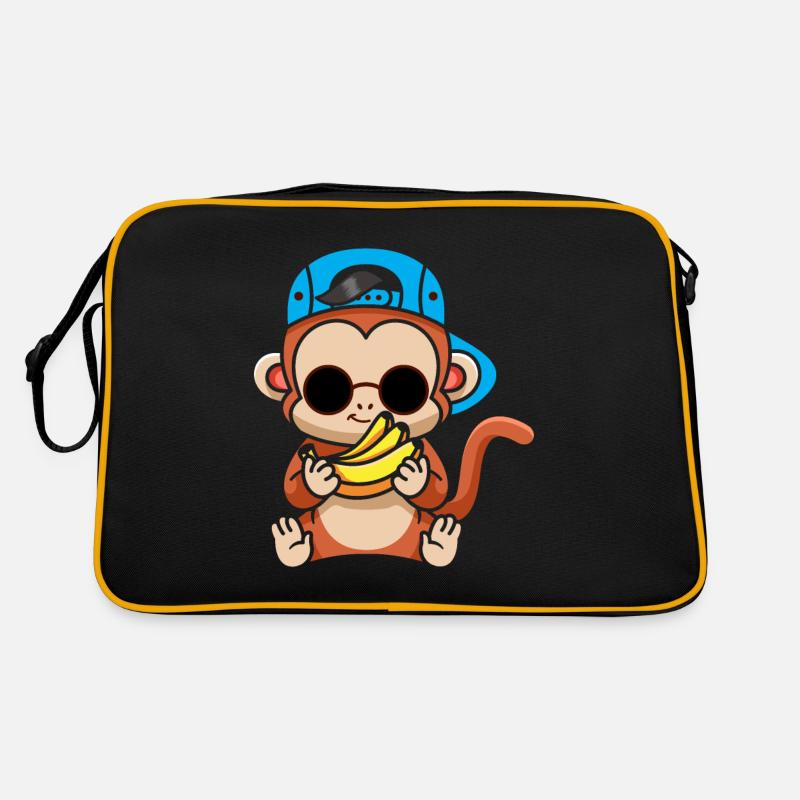 Just Afreking Love Monkeys And Bananas Sac Retro