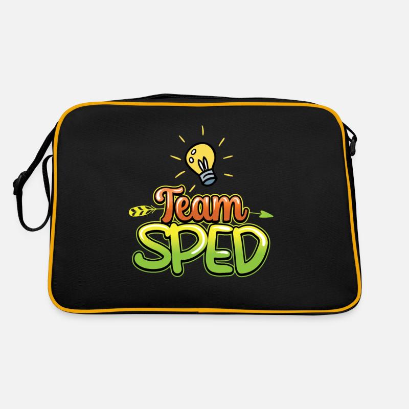 Équipe Éducation spécialisée Enseignant en éducation spécialisée Profession Sac Retro