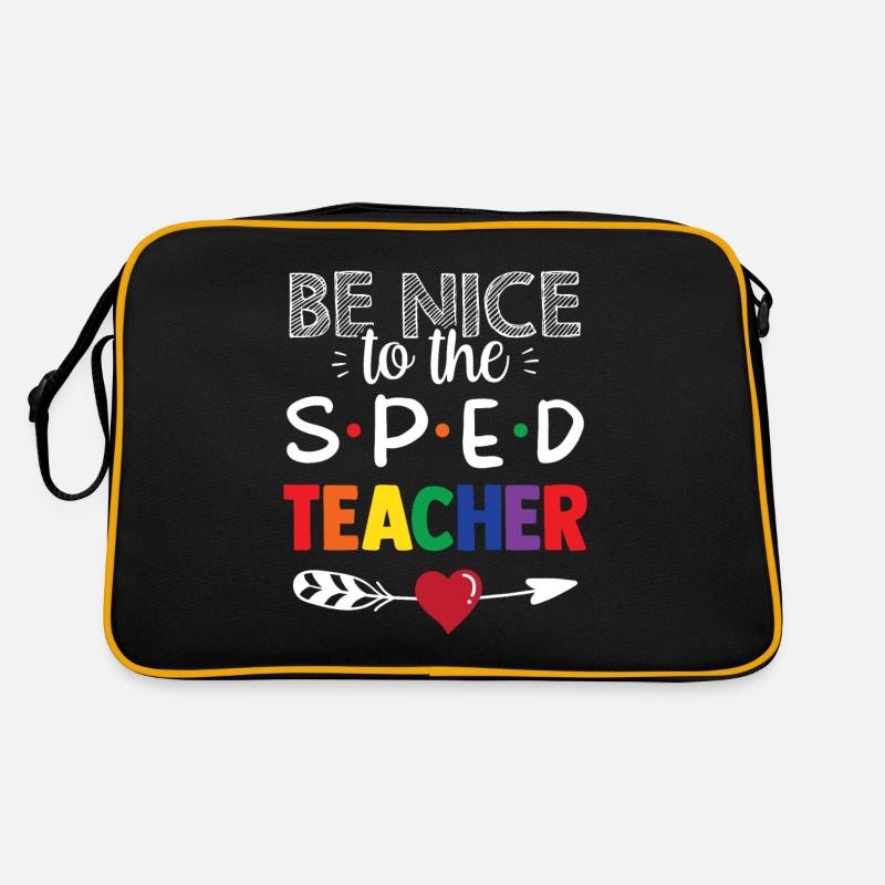 Seien Sie Nett Zum Sped Lehrer Sonderpädagogik Retro Tasche