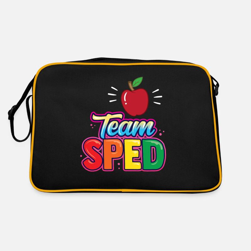 Team Special Education Teacher Profession Special Education Retro Bag