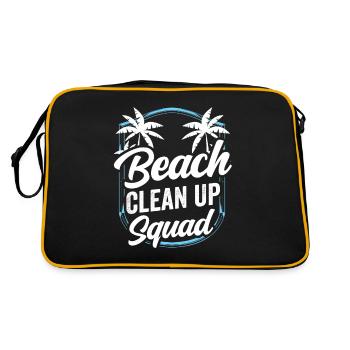Beach Clean Up Squad Beach Cleaning Beach - Retro Bag - black/gold - Back