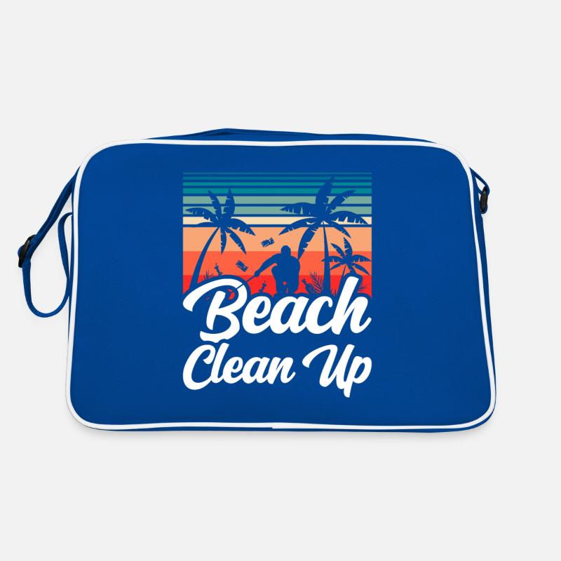 Beach Cleanup Beaches Beach Beach Clean Up Retro Bag