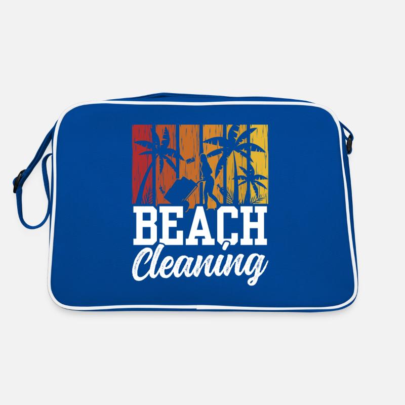 Nettoyage de plage Plages Nettoyage de plage Sac Retro