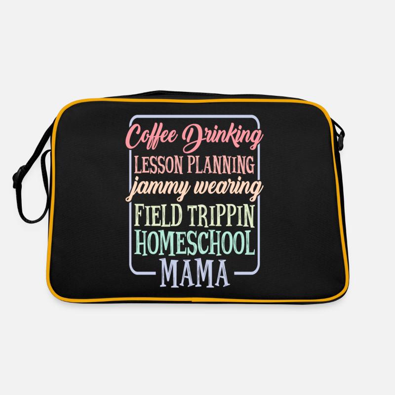Coffee Drinking Lesson Planning Homeschool Mama 1 Retro Bag