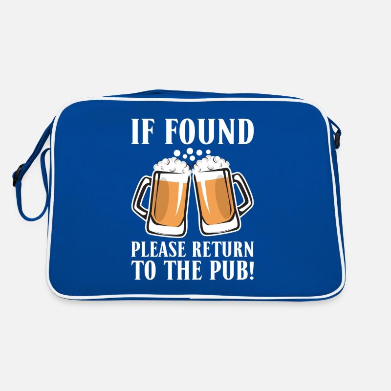 Biertrinker Bier Geschenke Retro Tasche