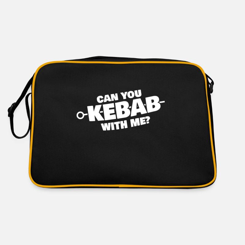 Tu ne peux pas kebab avec moi Sac Retro