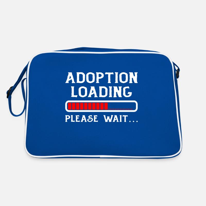 Adoption Loading Please wait Adoption Day is here Retro Bag