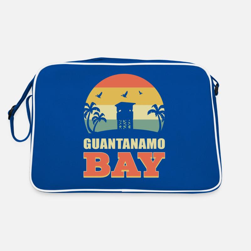 Guantanamo-Bucht Guantanamo-Bay Gtmo Gitmo Nsgb Ma Retro Tasche