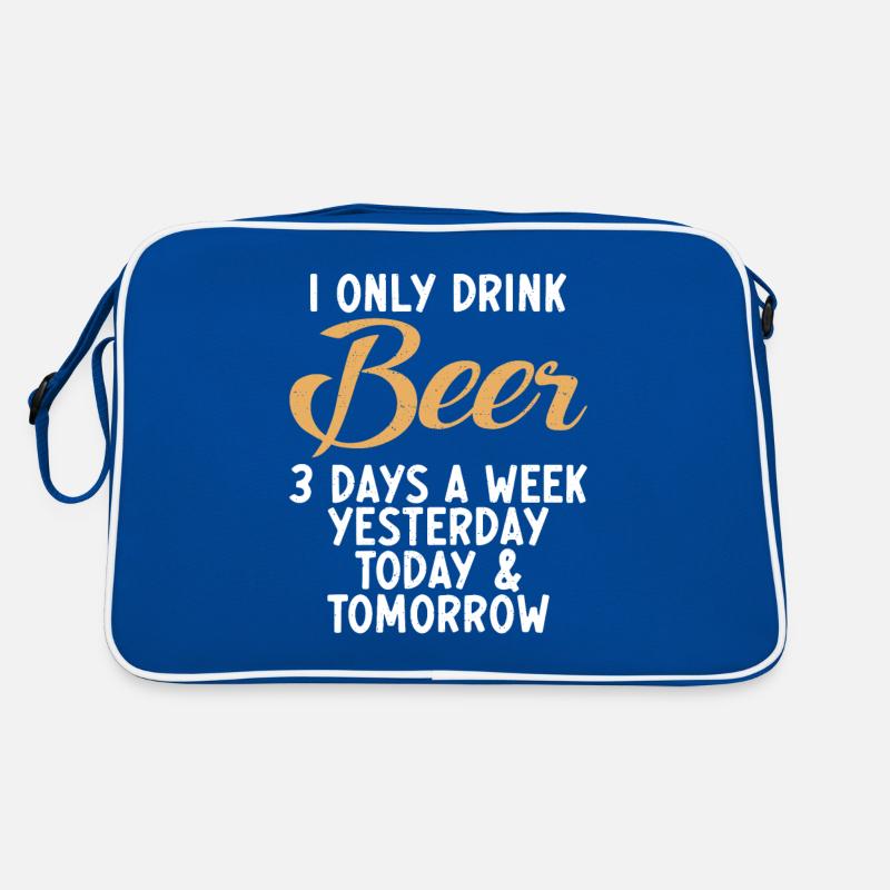 Biertrinker Bier Geschenke Retro Tasche