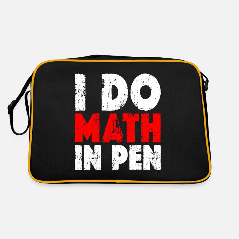 I Do Math In Pen 12 Retro Bag