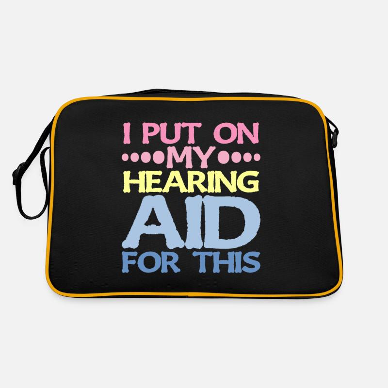 I Put On My Hearing Aid For This 2 Retro Bag