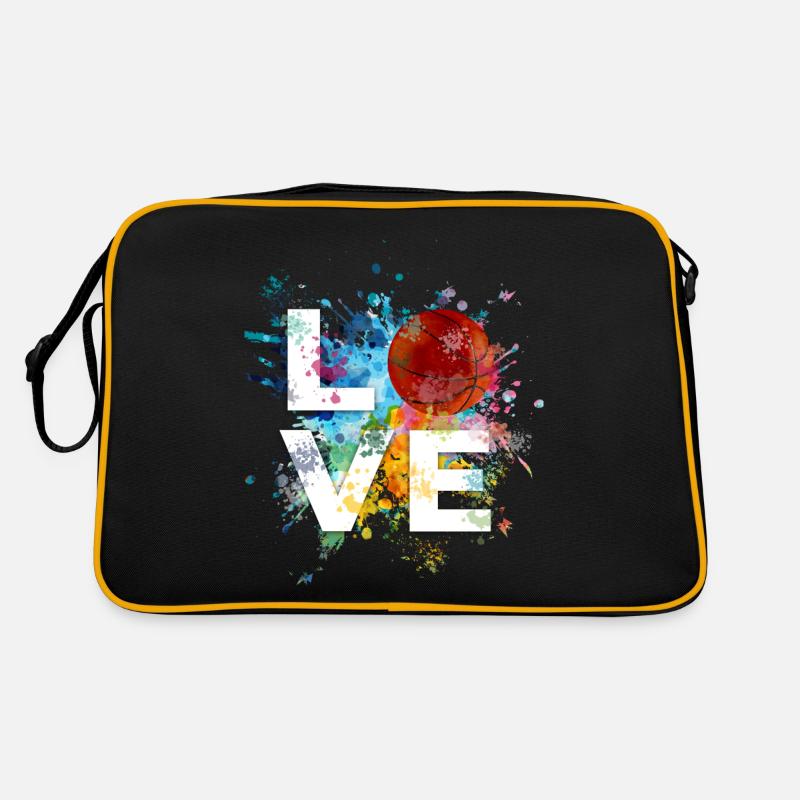 Baskteball Love Retro Tasche