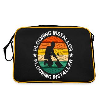 Retro Flooring Installer - Retro Bag - black/gold - Back