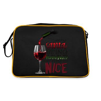 Vilain Buveur de vin - Sac Retro - noir/or - Dos