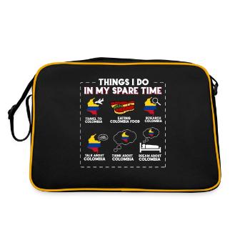 Colombia - Retro Bag - black/gold - Back