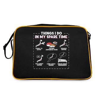 Japan - Retro Bag - black/gold - Back