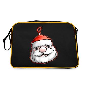 Noël Arbre de Noël Boule Globe Kawaii Père Noël - Sac Retro - noir/or - Dos