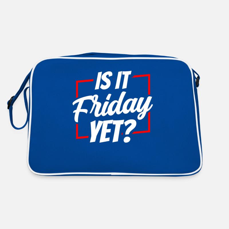 Ist Es Schon Freitag? Freitag Endlich Wochenende Retro Tasche