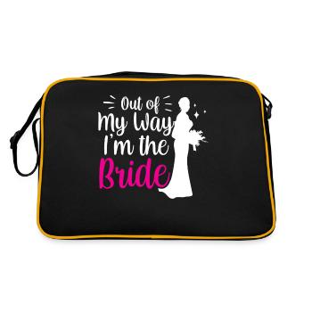 À l’écart, je suis la mariée mariée - Sac Retro - noir/or - Dos