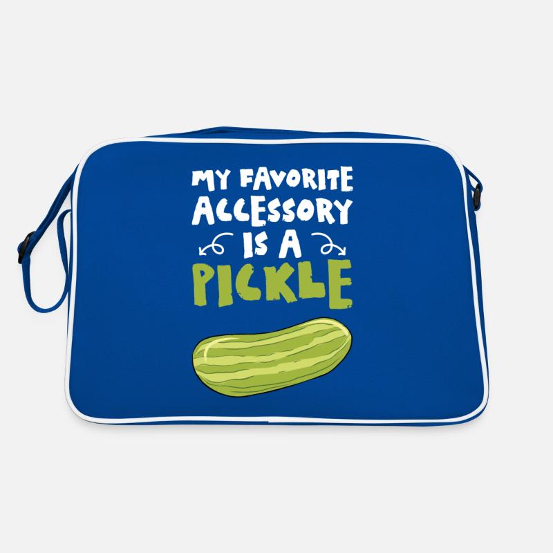 My Favorite Accessory Is A Pickle Retro Tasche