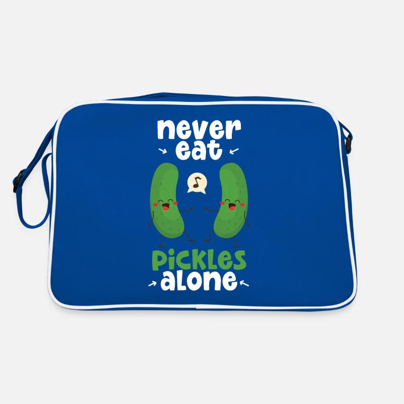Ne mangez jamais de cornichons seuls Sac Retro