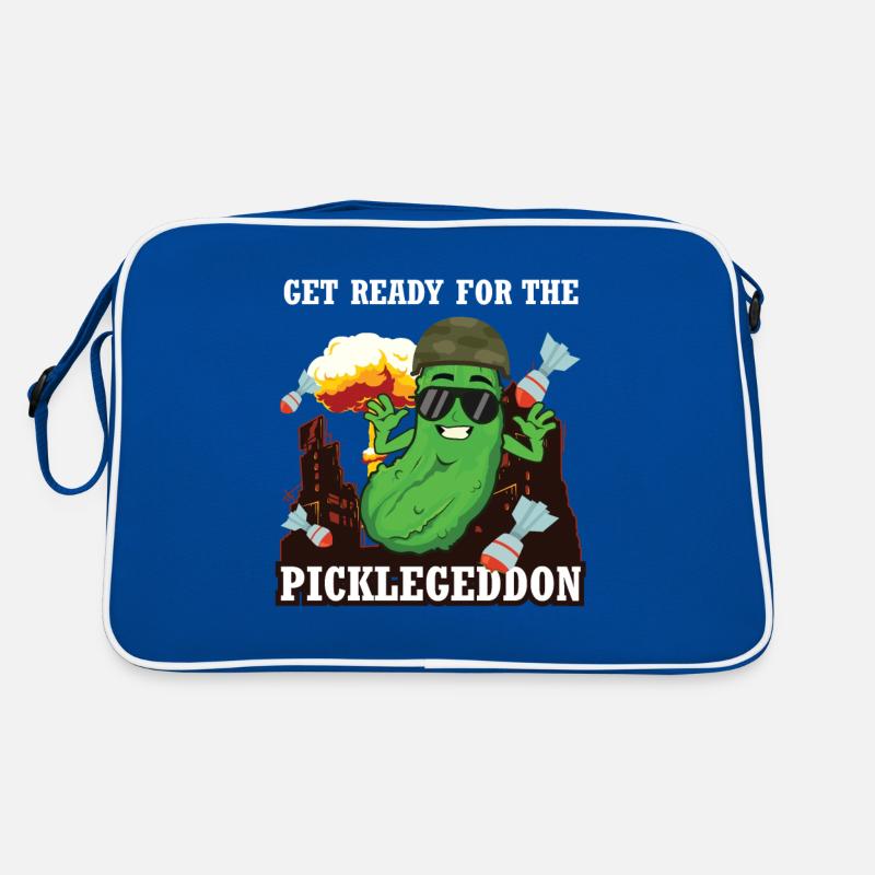 Get Ready For The Picklegeddon Retro Tasche