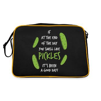 Pickles - Retro Bag - black/gold - Back