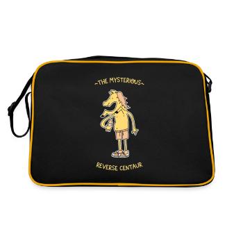 Le mystérieux centaure inversé - Sac Retro - noir/or - Dos