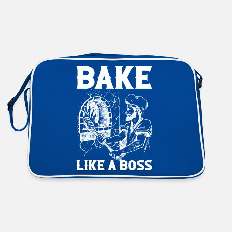 Bake Like A Boss Backen Geschenk Retro Tasche