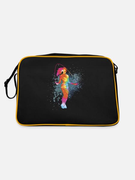 Fitness Roping - Jumping rope for women - Retro Bag - black/gold - Back
