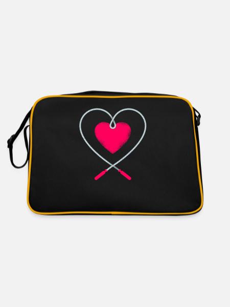 Fitness Roping - Jumping rope for women - Retro Bag - black/gold - Back