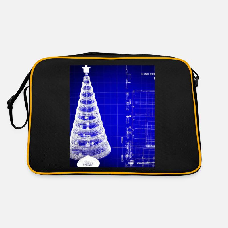 Plan schématique de l’arbre de Noël de Noël Sac Retro