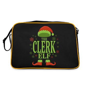 Greffier elfe de Noël - Sac Retro - noir/or - Dos