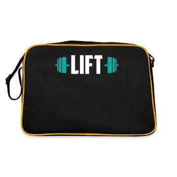 Lift Weightlifting Gym Entraînement d’haltérophilie - Sac Retro - noir/or - Dos