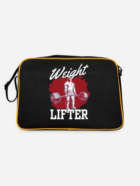 Haltérophilie Fitness Workout Gym Haltérophilie - Sac Retro - noir/or - Dos