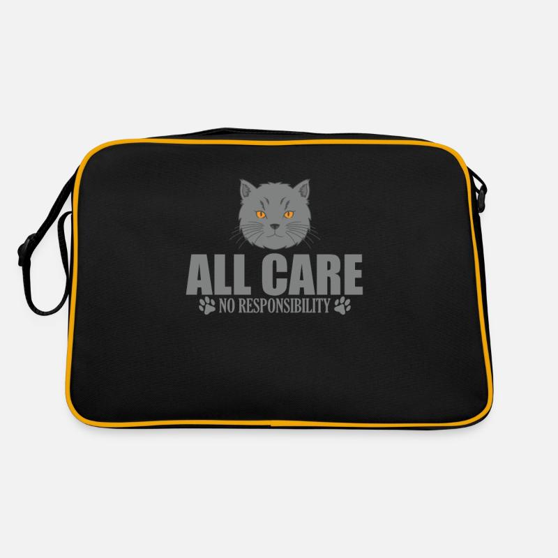 Tous les soins Aucune responsabilité British Shorthair Sac Retro