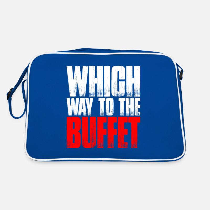 Which Way To The Buffet 20 Retro Bag