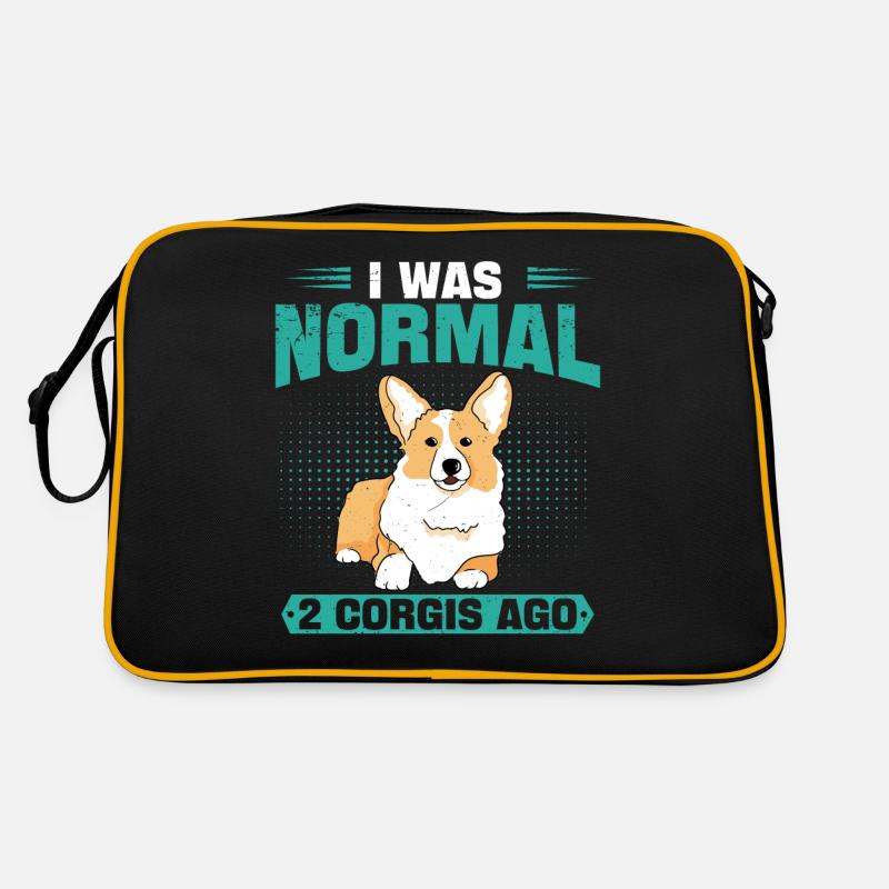 J’étais normal il y a 2 Corgis Sac Retro