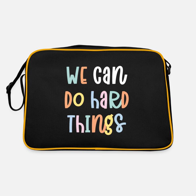 Nous pouvons faire des choses difficiles Sac Retro