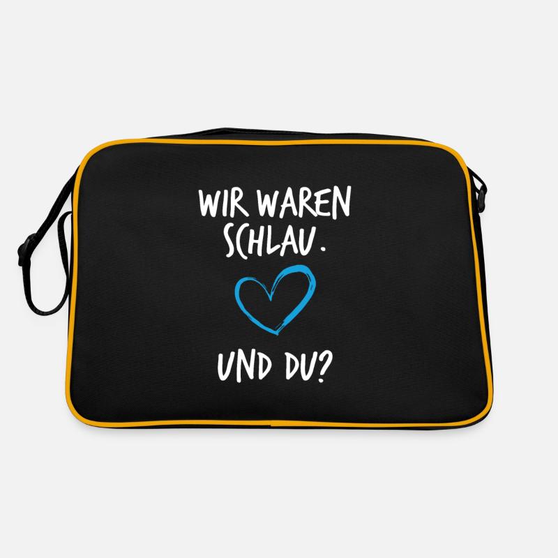 Wir Waren Schlau und du Schwangerschaft Retro Tasche
