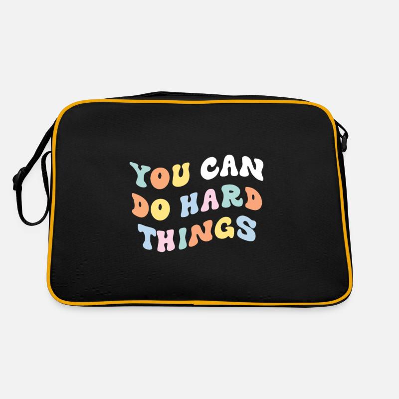 Vous pouvez faire des choses difficiles Sac Retro